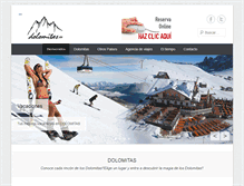 Tablet Screenshot of dolomitas.es